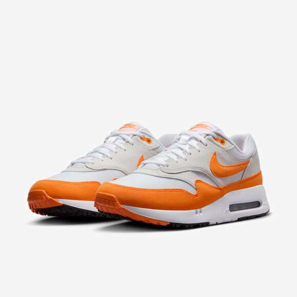 Nike Air Max 1 86 OG Golf Shoes Spikeless Bright Ceramic Orange White DV1403-118 - Picture 1 of 16